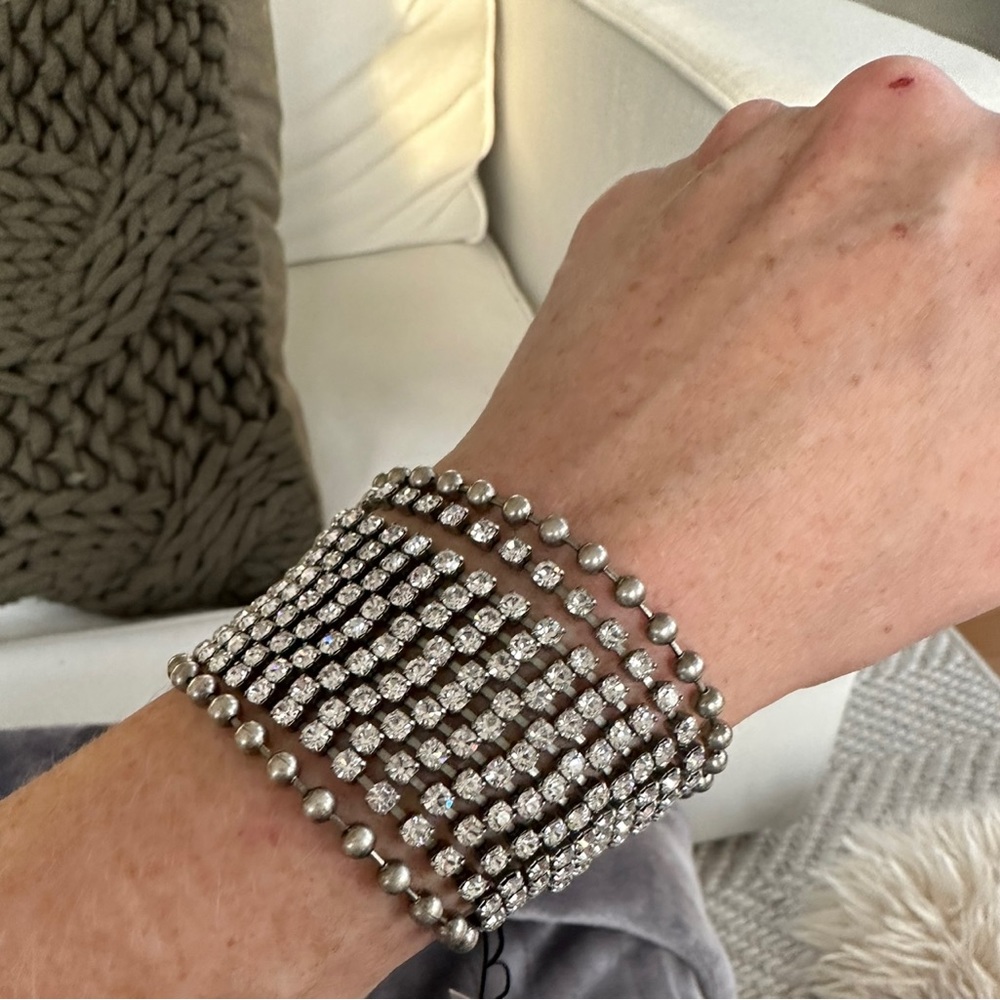 Multi Mini Crystal Strand Cuff! - image 4